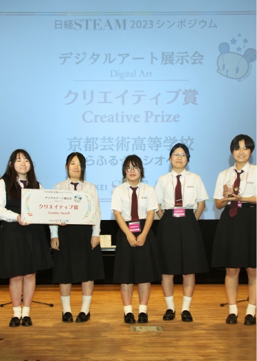 クリエイティブ賞のチームの写真